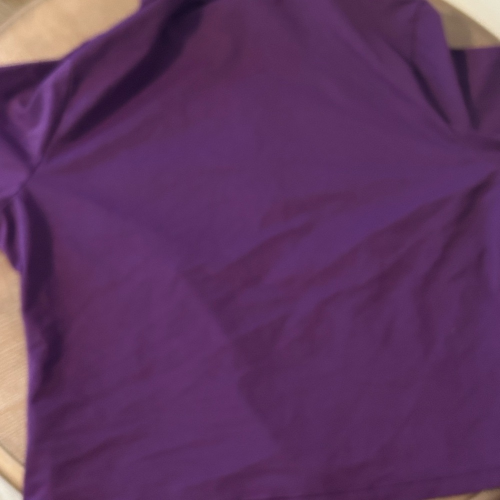 Victoria's Secret Purple Full-Zip Jacket Sweat On Point Full-Zip Jacket pockets - Picture 3 of 8